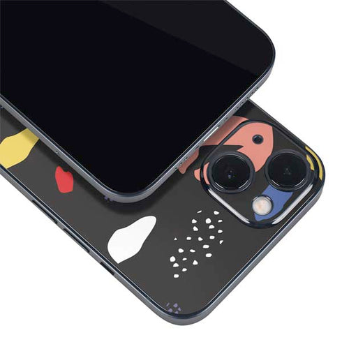 Dark Color Pop iPhone 14 Plus Skin